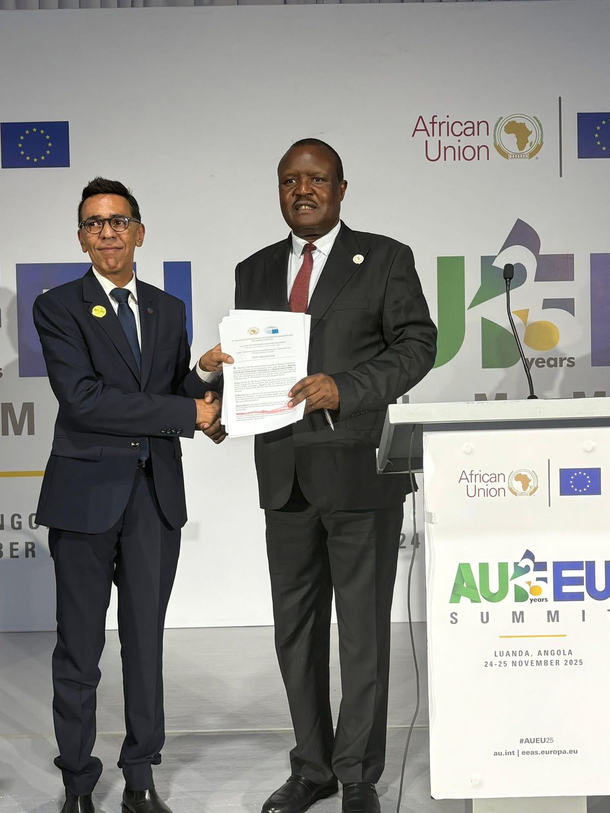 PAP and European Parliaments Seal Historic Joint Declaration