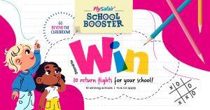 FlySafair’s School Booster competition is back – and 100 flights are up for grabs again