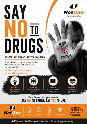 NetOne Intensifies “Say No To Drug Abuse” Campaign