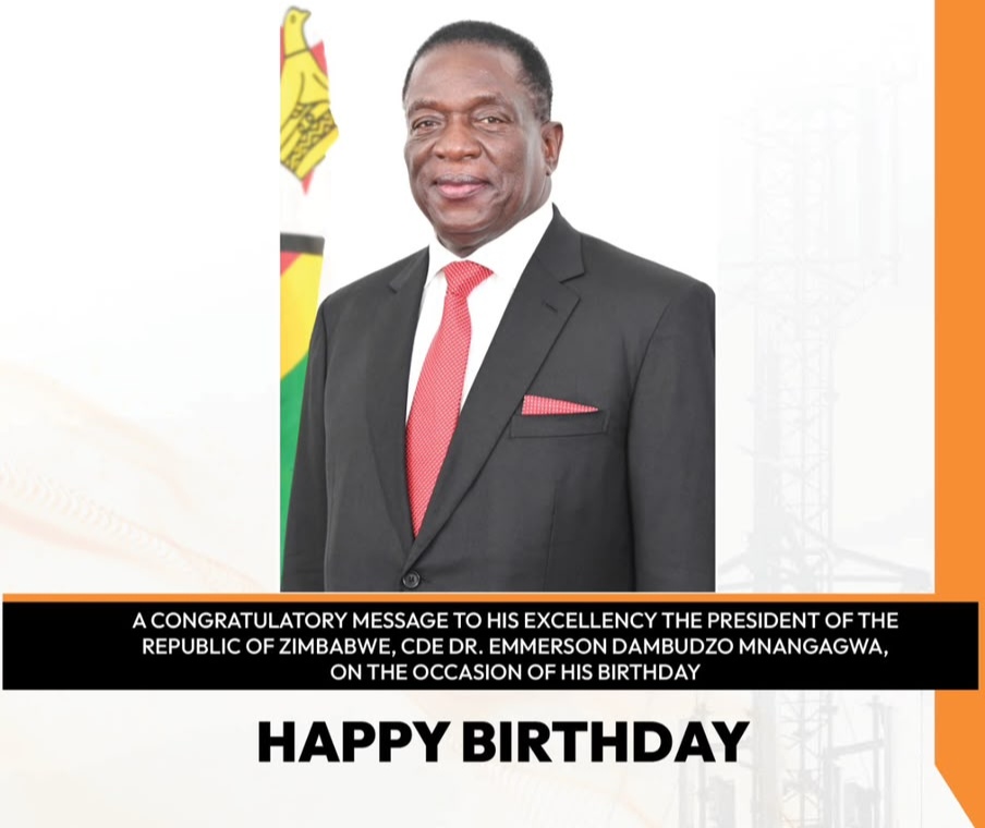 NetOne Commemorates President Mnangagwa’s Birthday, Honoring a Visionary Leader Driving Zimbabwe’s Digital Transformation